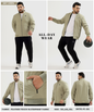 Imported Premium Quality Feather Touch Plus Size Waterproof Fabric Jacket (GSM 350)