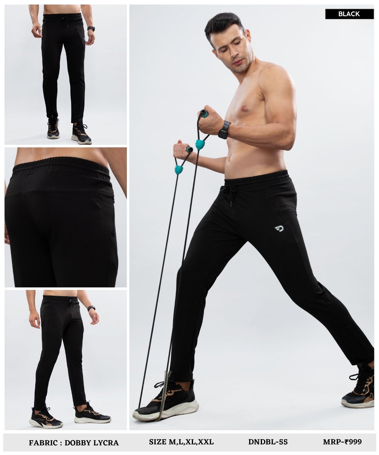 AirFlex Trackapnt _ Imported Dobby Lycra(GSM 280)