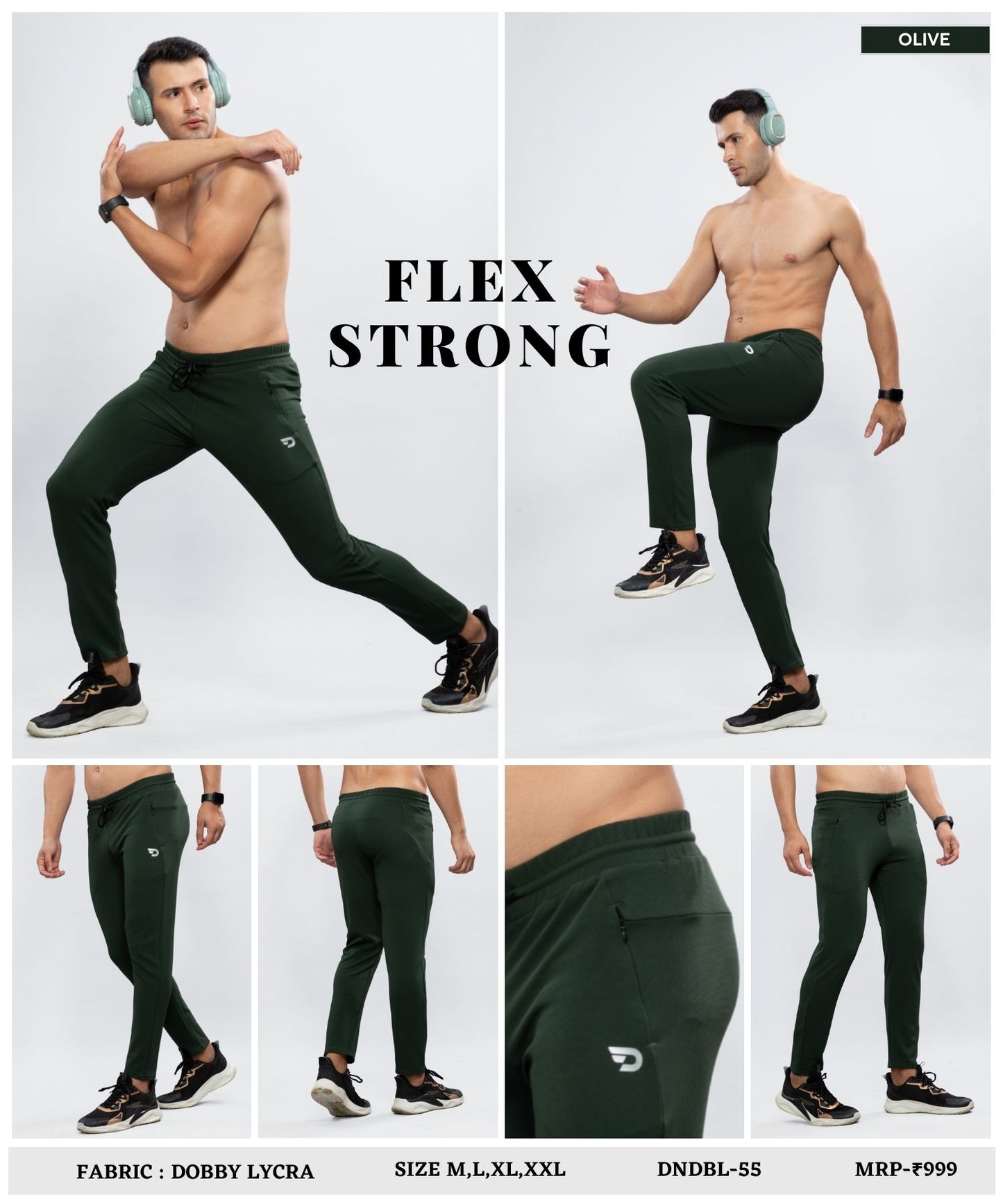 AirFlex Trackapnt _ Imported Dobby Lycra(GSM 280)