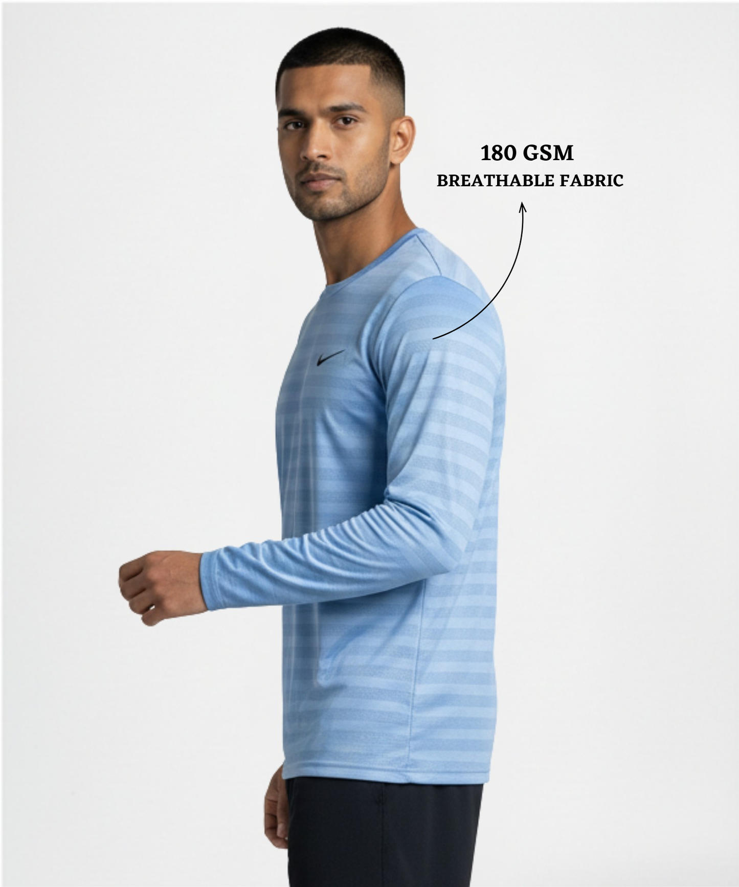 Pin Point Knit Lycra T-shirts