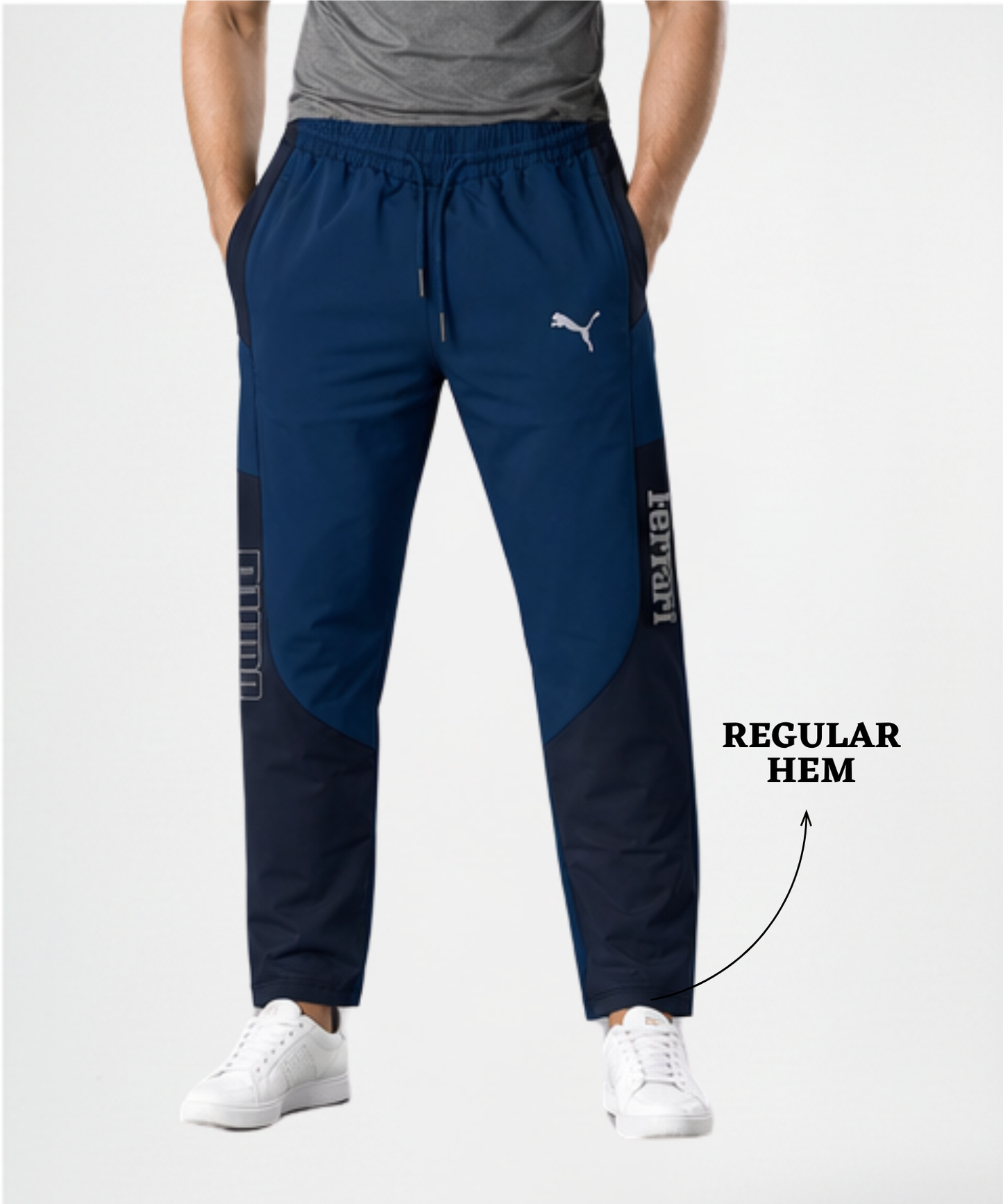 Imported Ns Parachute Lycra Lower (15% Lycra 145 GSM)| Color Block Design