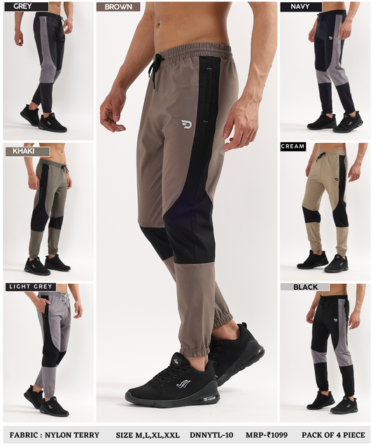 Hybrid Trackpant - Imported Nylon Terry Lycra Lower (GSM 220)
