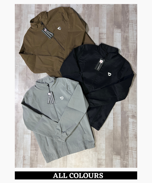 Imported Bubble Check Waterproof Windcheater Jacket (GSM 350)