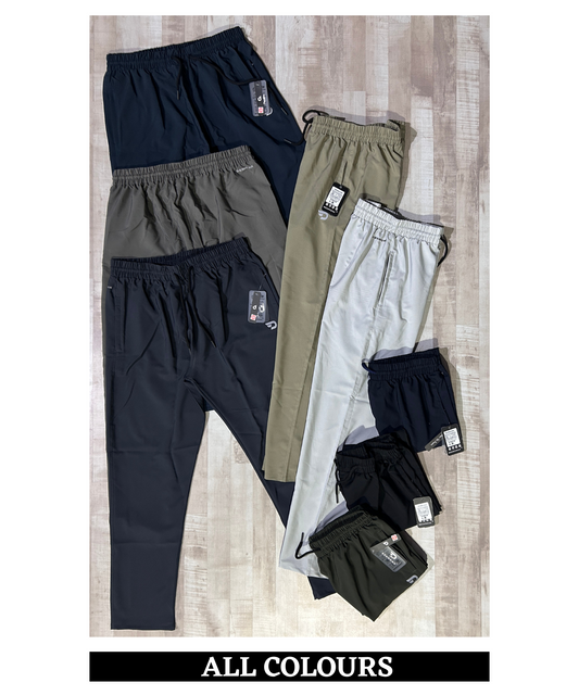 ActiveFlex Trackpant  – Imported Ns Parachute Lycra Plus Size Lower (145 GSM, 15% Lycra)