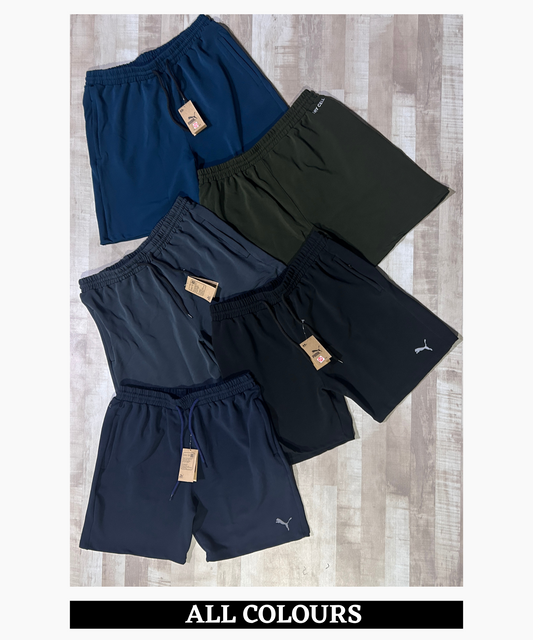 Imported Dobby  Lycra Plus Size Shorts (GSM 260)