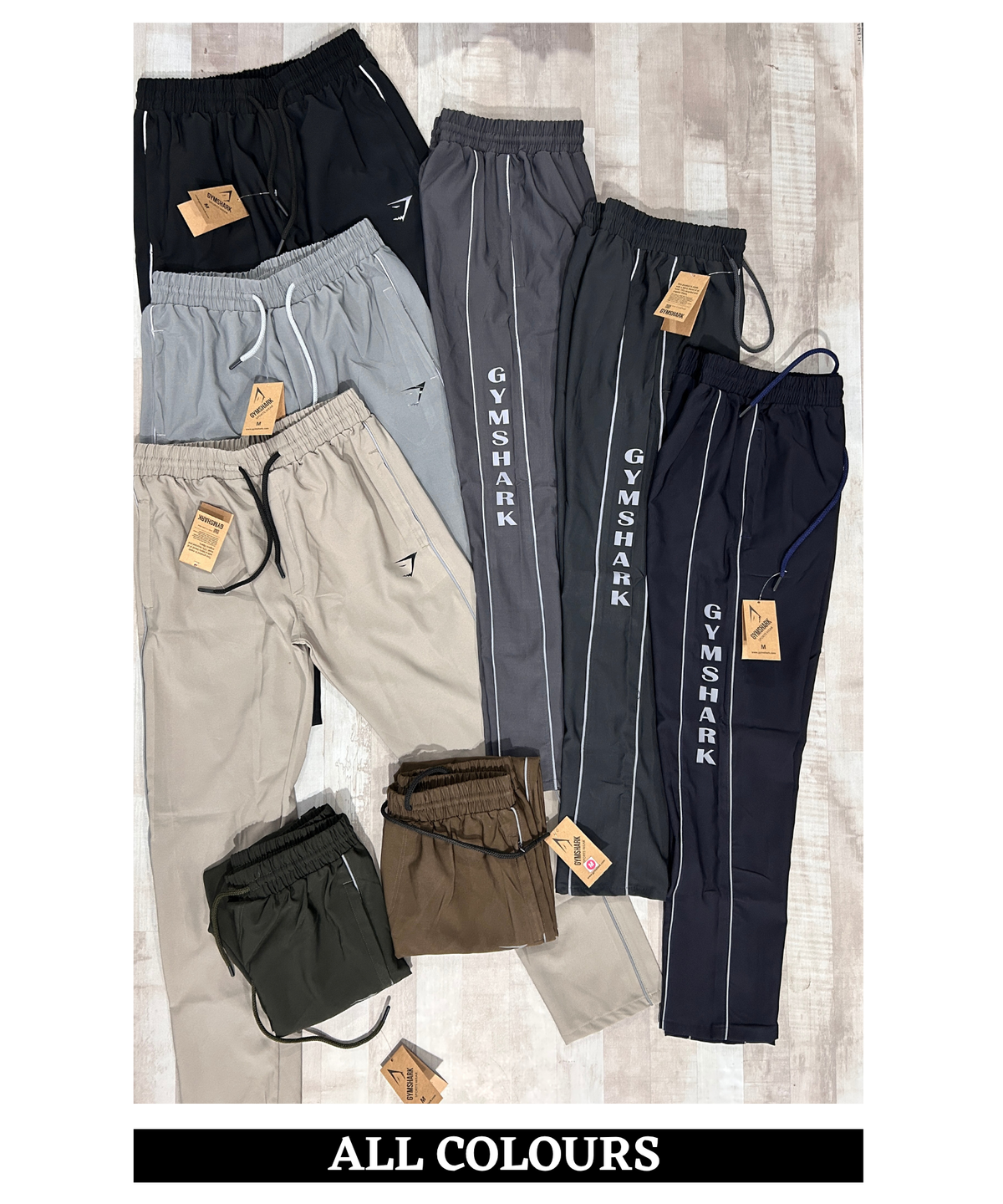 Premium Imported NS Terry Lycr TrackPant With Reflector Piping | GSM 180-190 | Slim fit