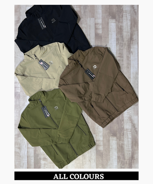 Men’s Teslon Check Waterproof Windcheater Jacket (GSM 350)