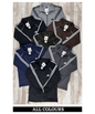Men's Premium Imported Ns Terry  Lycra Jacket with 3 White Strips Design| Without Inner Lining | 180-190 GSM | Regular Fit