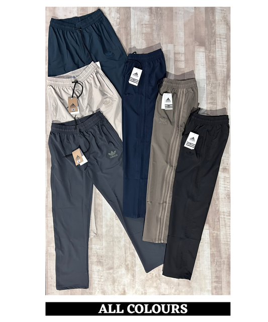 Imported Ns Terry Lycra Lower (GSM 180-190) | Same Colour 3-stripe Design