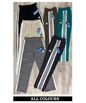 Imported Nylon Crush Lycra TrackPant with Contrast Three Strip Design  | 180 GSM | Straight Fit