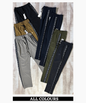 Imported Ns Terry Lycra Lower  (GSM 180-190) Three Strip Design