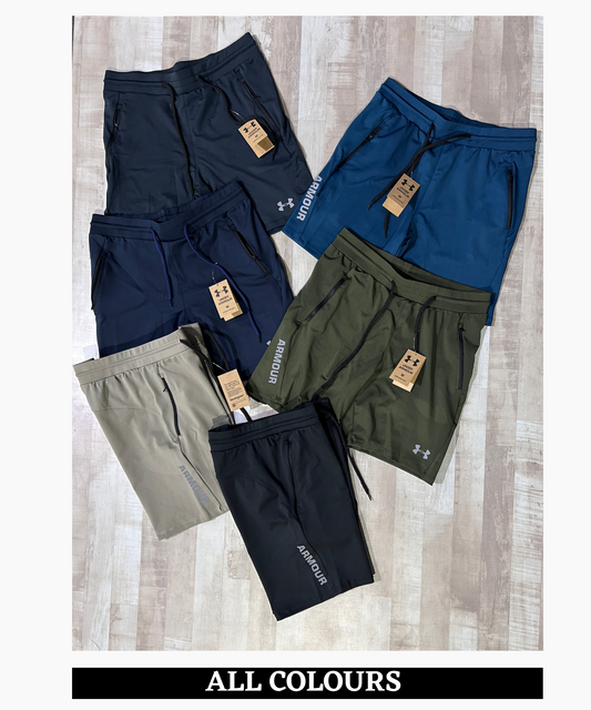Imported 4way Taiwan Lycra Shorts  (GSM 260)