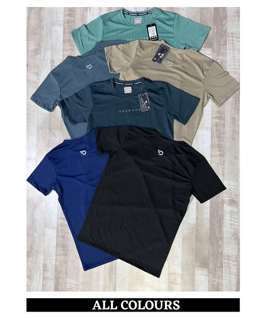 Imported Jacquard Lycra T-Shirts (GSM 180)