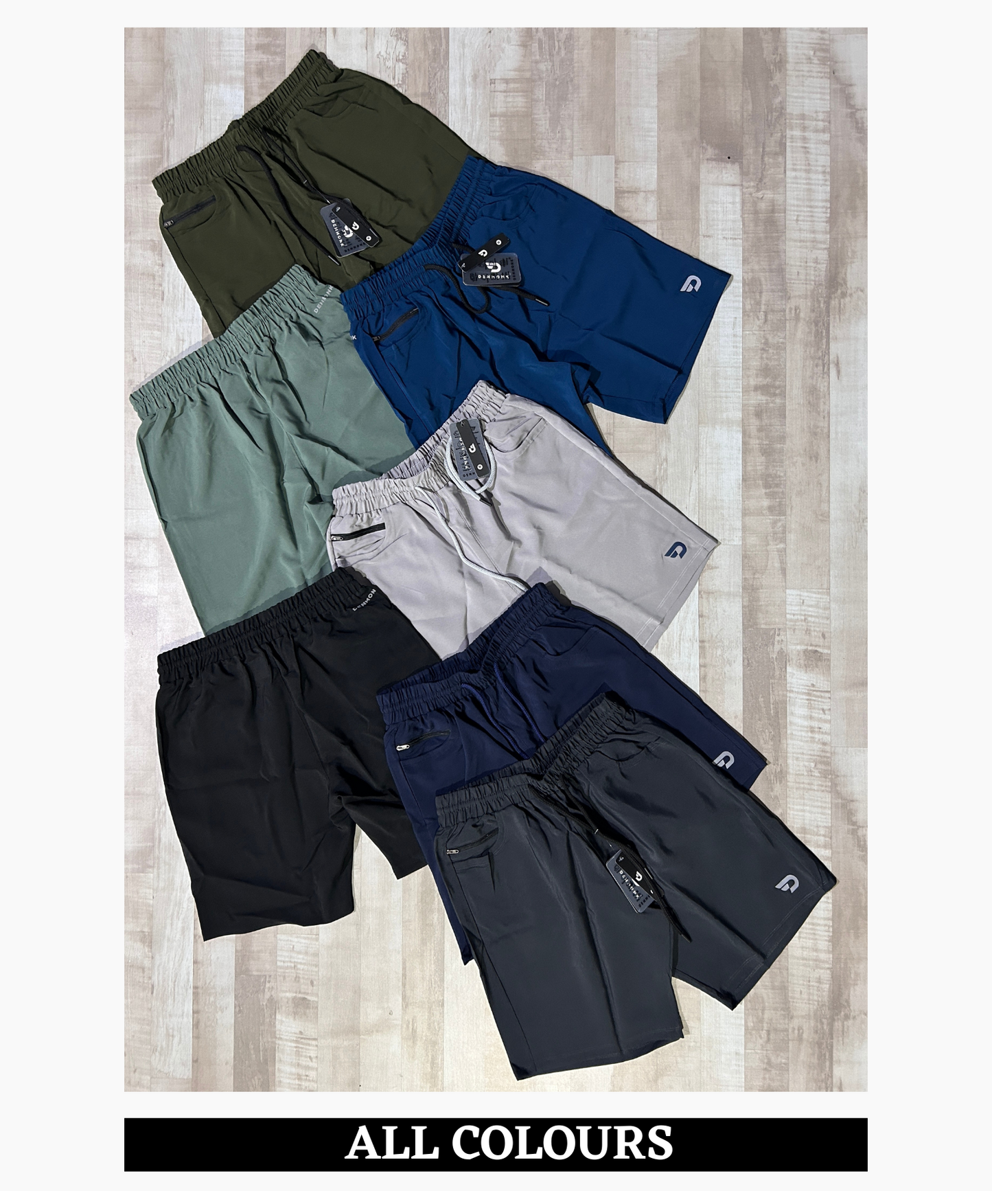 Imported Ns Parachute Lycra Shorts (15% Lycra 130 GSM)
