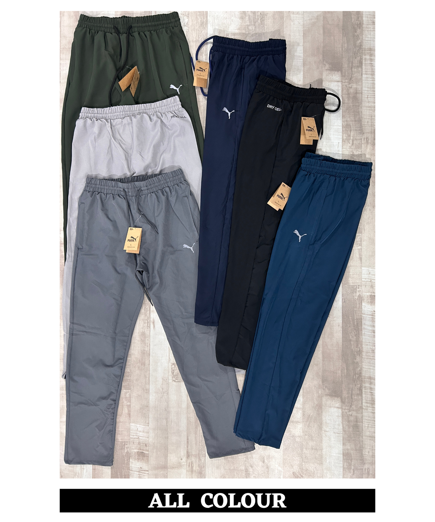 Imported Ns Parachute Lycra Trackpants (15% Lycra 145 GSM)