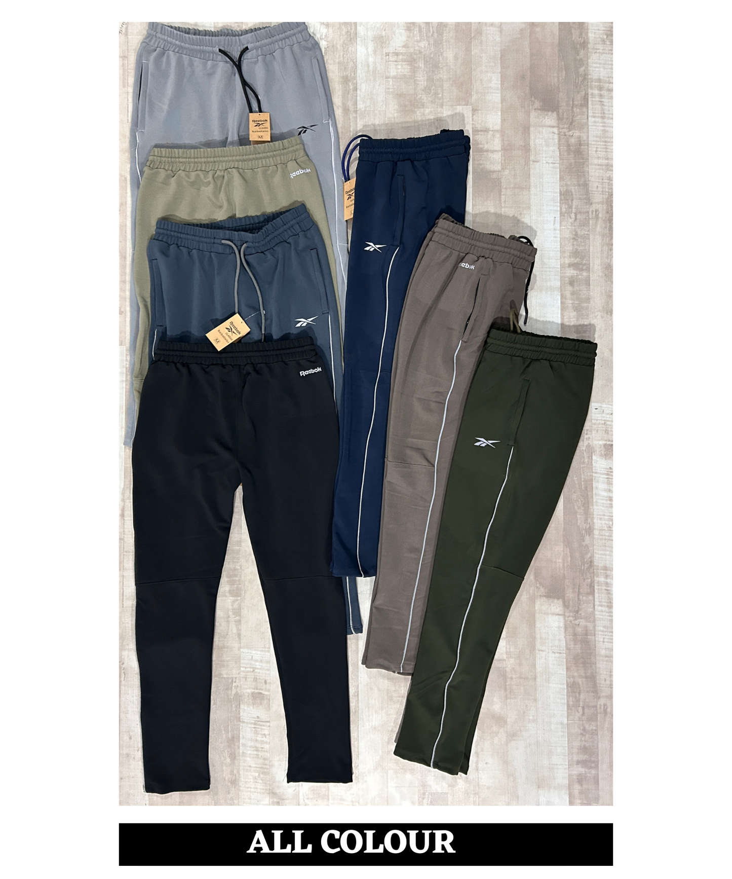 Imported Dobby Lycra TrackPant – 280 GSM | Stylish Piping Detail