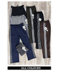 Imported Ns Terry Lycra TrackPant with Contrast Three Strip Design | GSM 180-190 | Regular Fit