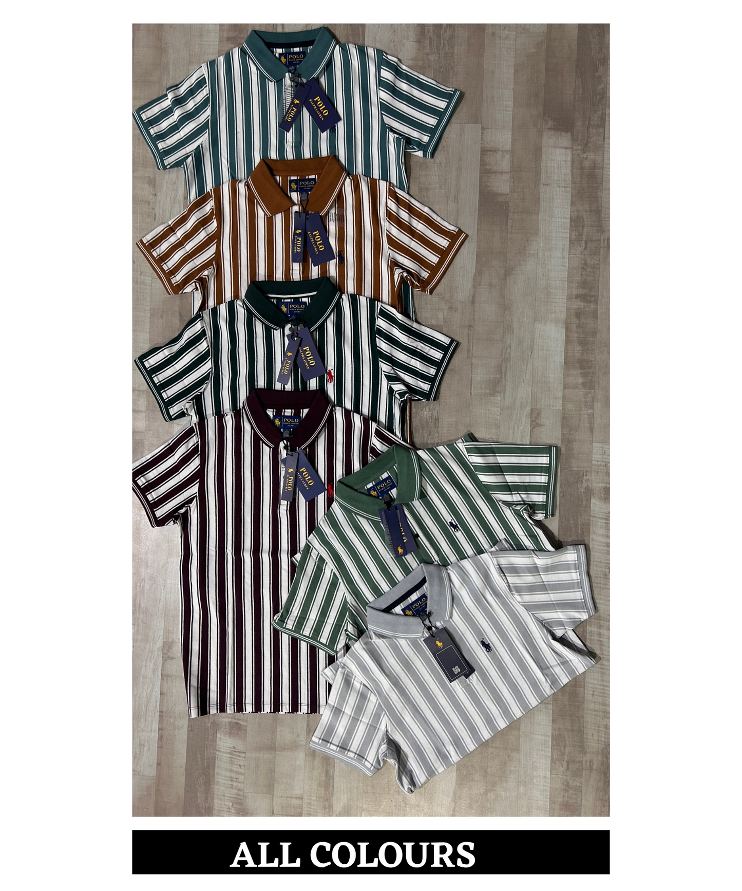 Premium Quality 100% Cotton Jacquard Lycra Polo T-Shirts (GSM 190-200)