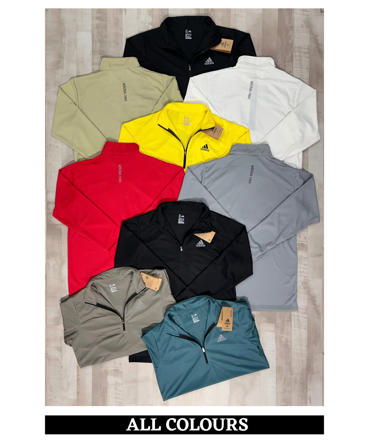 Imported Mesh Lycra T-shirts with Quater Zipper Full Sleeve | 180 GSM | Regular Fit