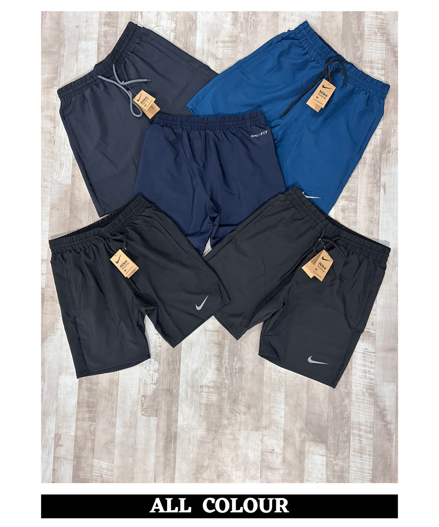 Imported Ns Parachute Lycra Shorts (15% Lycra 130 GSM)