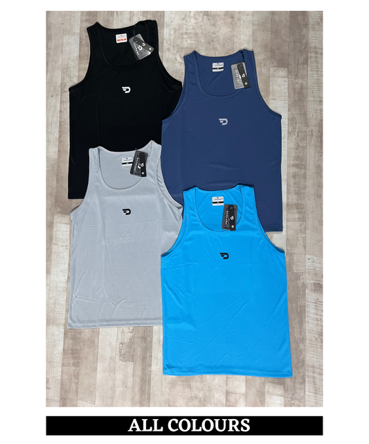 Reebok Imported Knit Lycra Sando (180 GSM) – Premium Breathable Gym Tank for Men