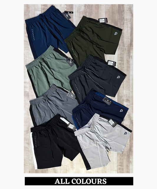 BlockFit Shorts – Imported Ns Parachute Lycra (15% Lycra,130 GSM)