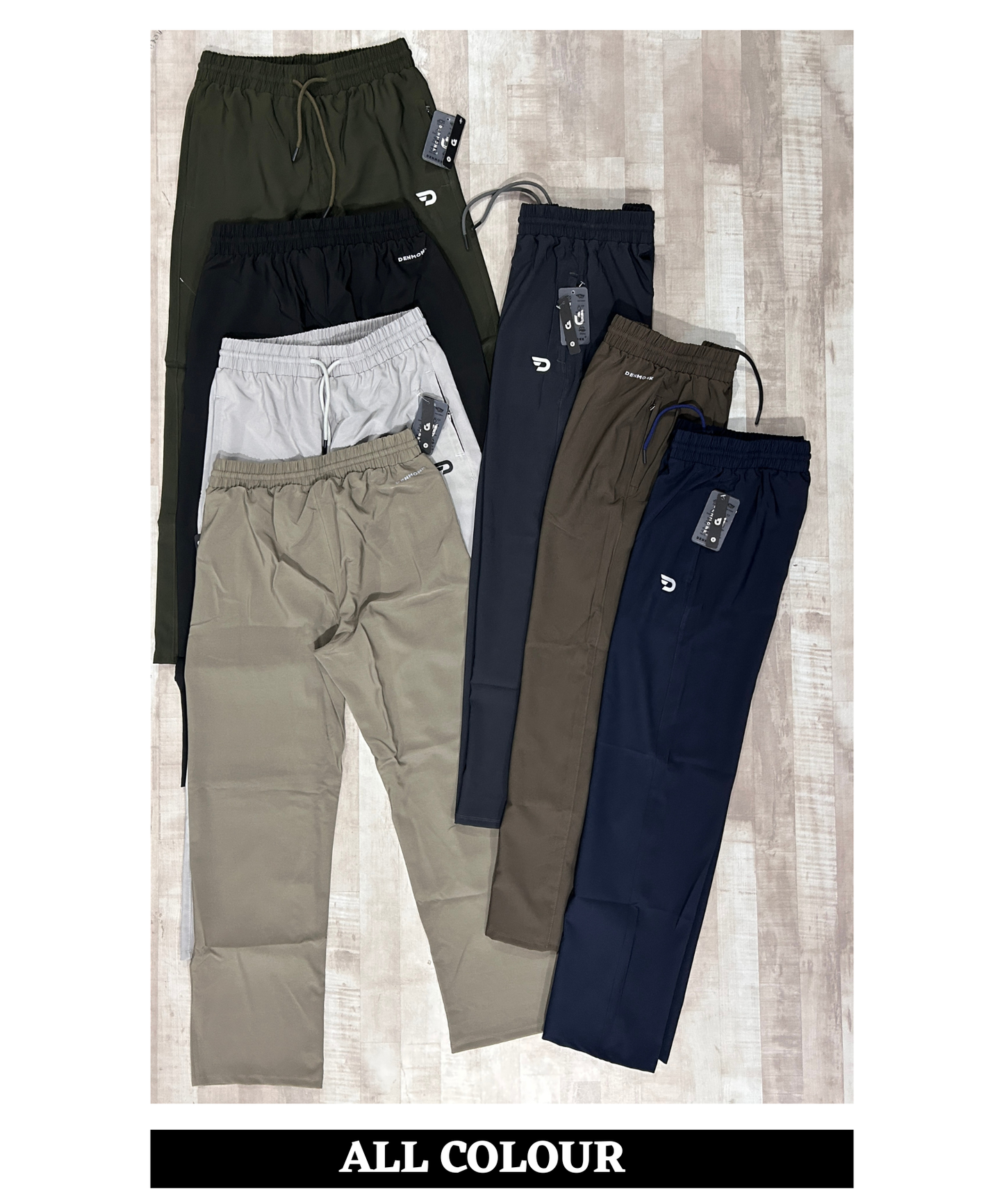 Imported Ns Terry Lycra Straight Fit Trackpant (GSM 180-190)