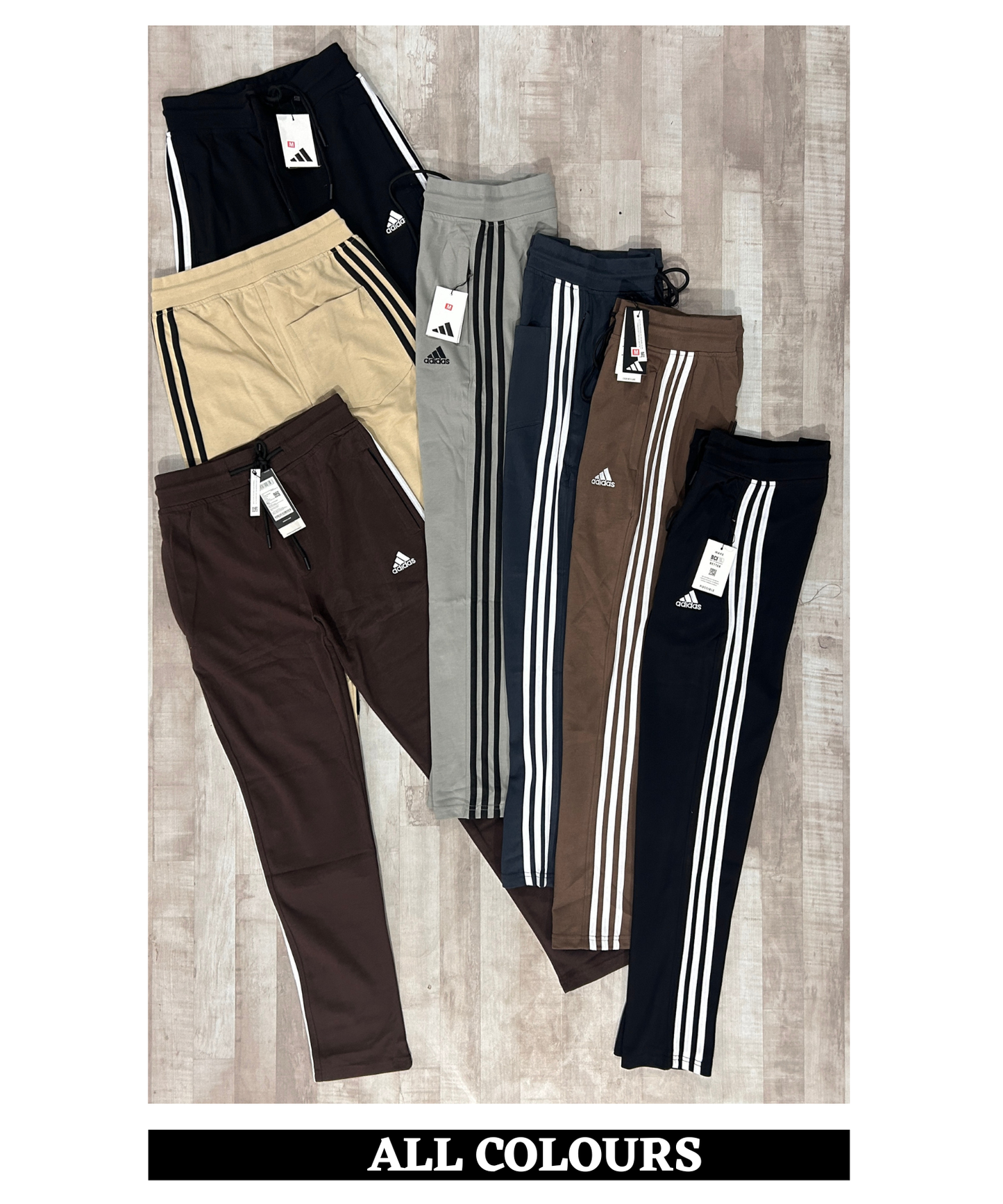 Premium Quality 100% Cotton Lycra Lower (GSM 260) | 3 Strip Design