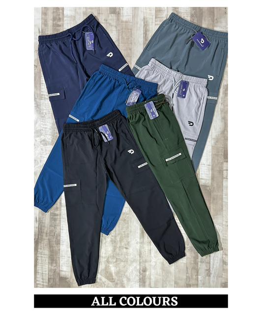 Imported Ns Parachute Lycra Lower (15% Lycra 145 GSM)