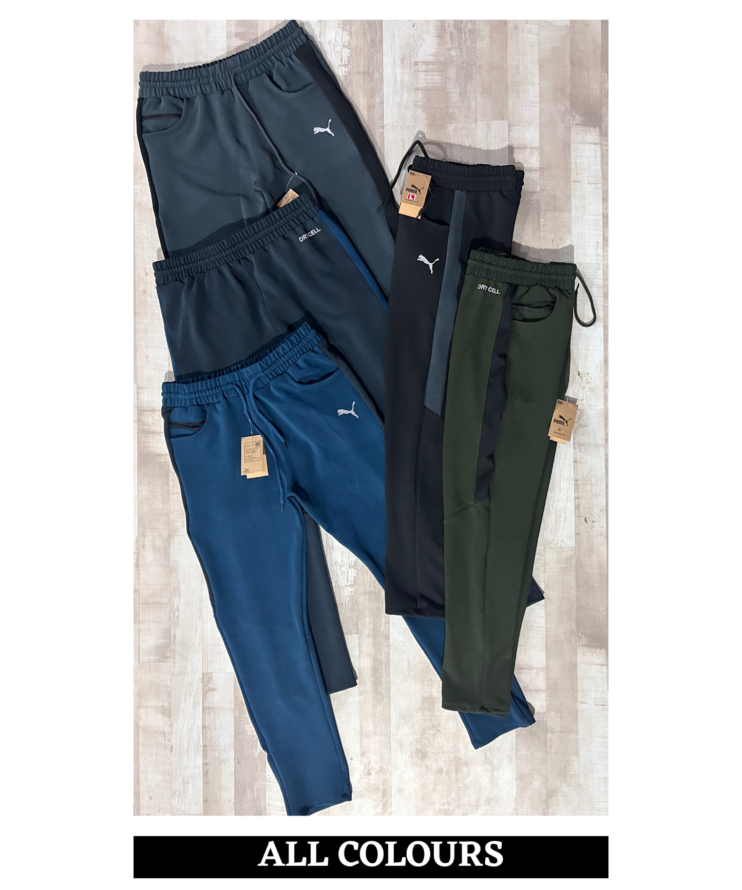 Imported Dobby Lycra Lower (GSM 280)| Ankle Fit