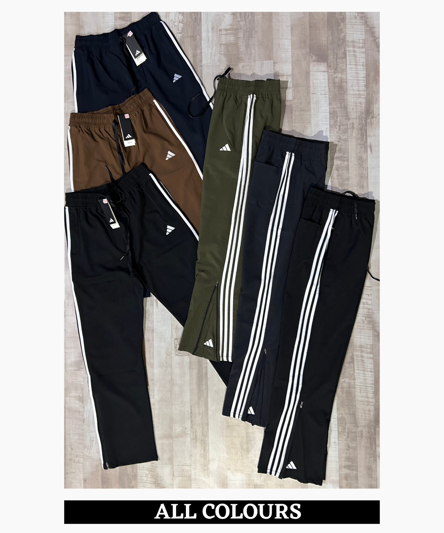 Imported Ns Terry Lycra Lower (GSM 180) Straight Cut-Boot Cut