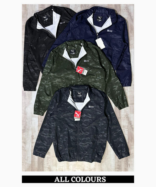 Imported Premium Quality Camo Cotton Plus Size Windcheater Jackets (GSM 350)