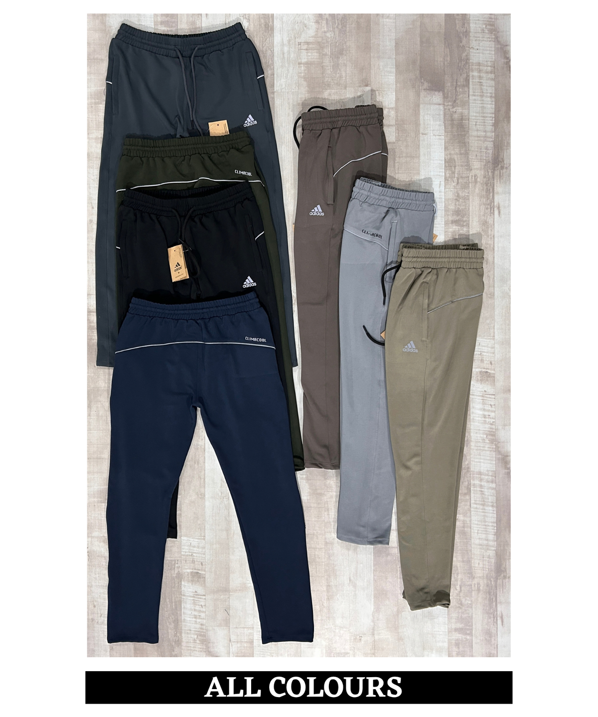Imported Dobby Lycra TrackPant With Piping Details | GSM 250 | Slim Fit