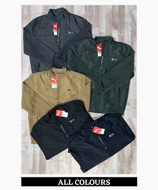 Premium Quality Nylon Check Oversized Windcheater Jacket (GSM 350)