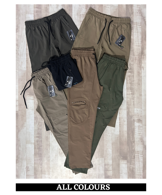 Utility Crush TrackPant -Imported Nylon Crush Lycra Lower (180 GSM)