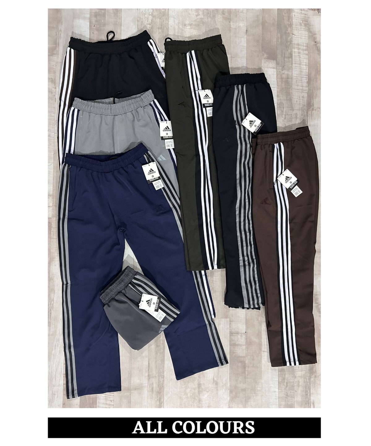 Imported Ns Terry Lycra TrackPant with Contrast Three Strip Design | GSM 180-190 | Regular Fit