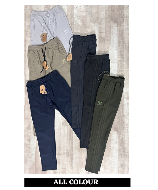 Imported Ns Terry Lycra Trackpant (GSM 180-190)| 3 Strip Design with Same Color