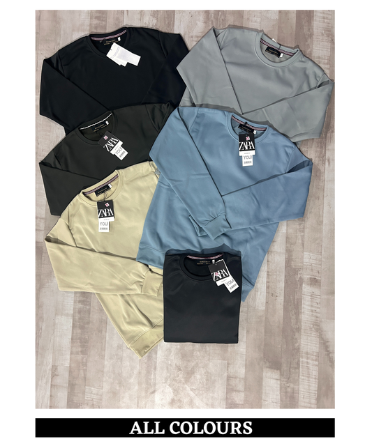 Imported Russian Fleece Lycra SweatShirts (GSM 350)