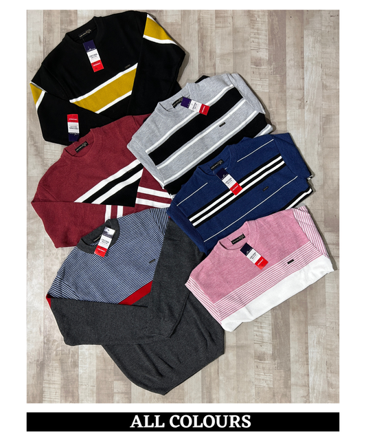 Premium Quality Cotton Lycra Pullover Sweater (GSM 350)
