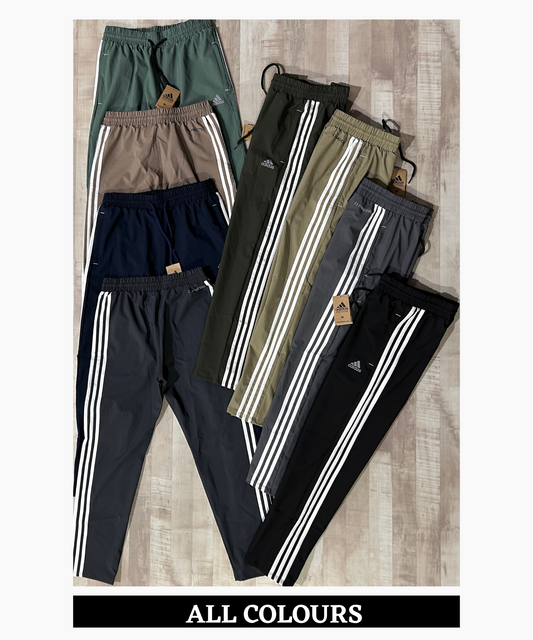 Imported Nylon Terry Lycra Lower  (GSM 180-190) Three Strip Design