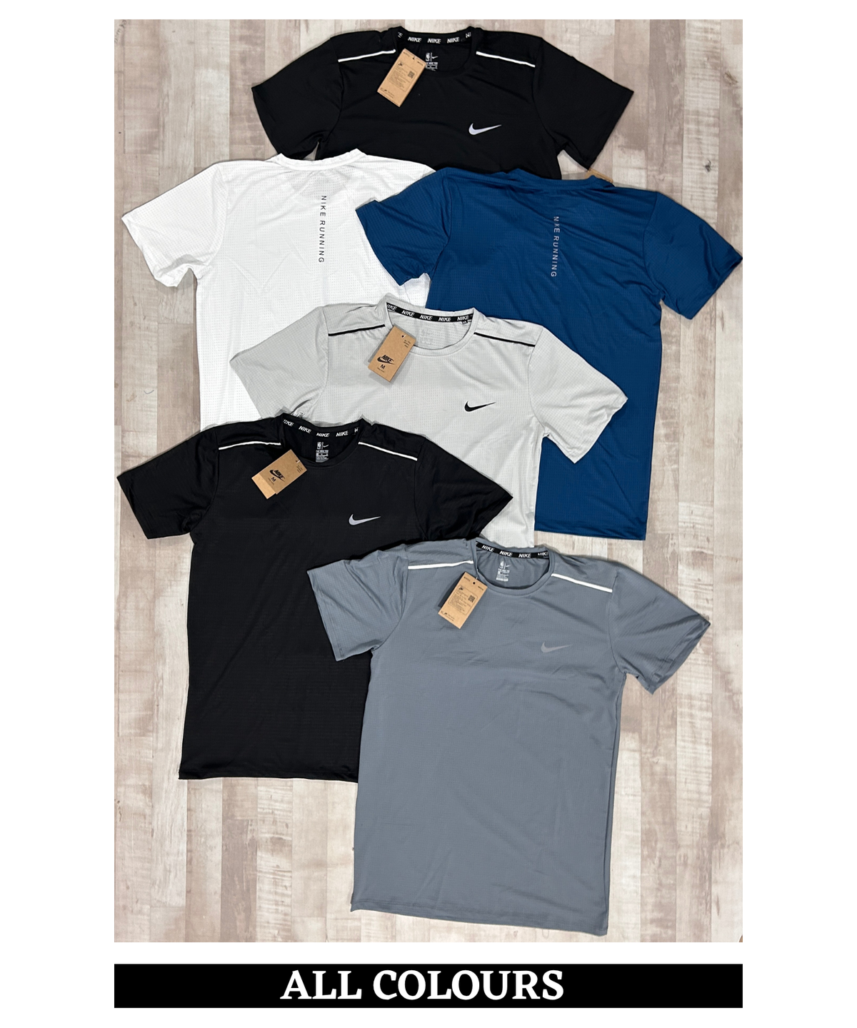 Imported Mesh Lycra T-shirts | 180 GSM | Regular Fit