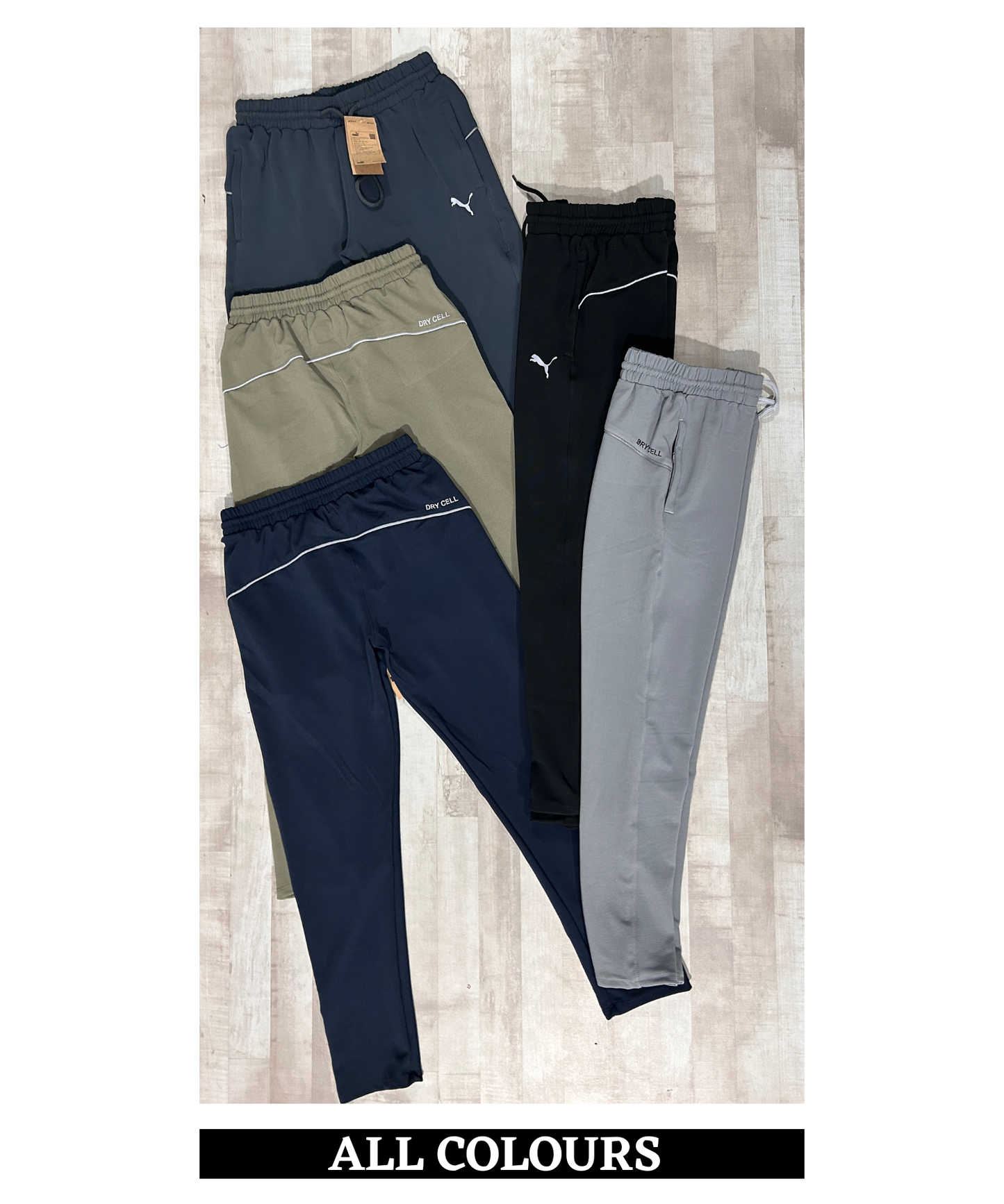 Imported Dobby Lycra TrackPant (GSM 250)| Piping Details