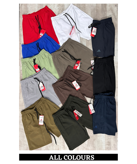 Imported NS Terry Lycra Shorts  (GSM 180-190) |  Same Colour Patti
