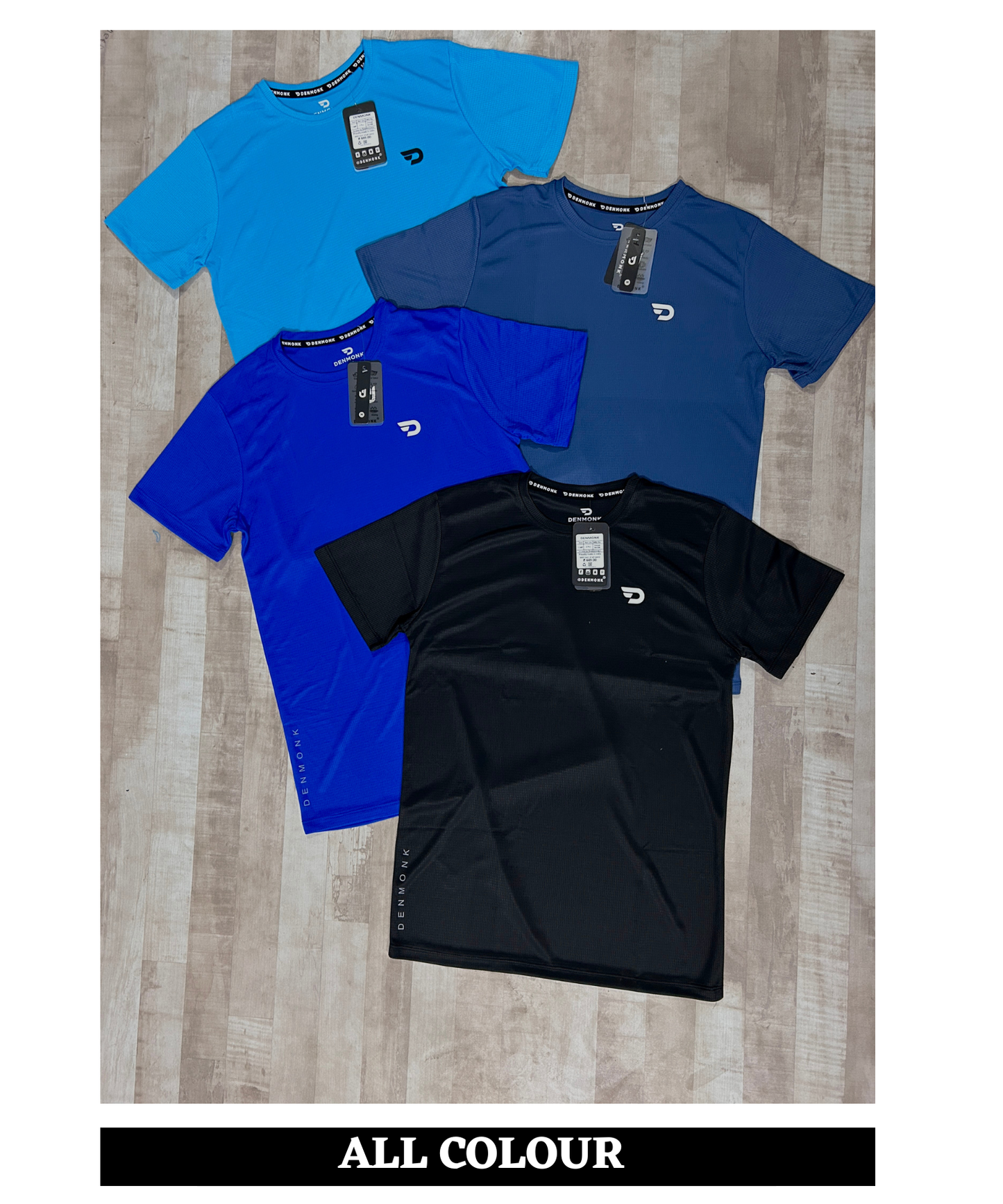 Imported Reebok Knit Lycra T-Shirt (GSM 180) – Half Sleeve, Round Neck | Regular Fit