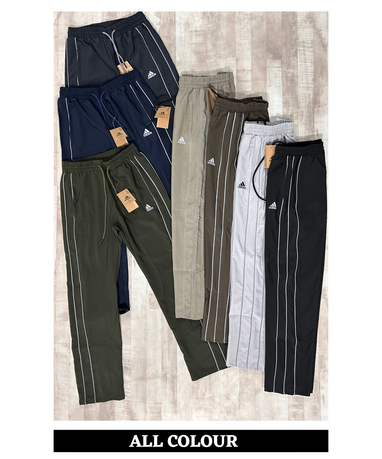 Imported NS Terry Lycra Lower  (GSM 180-190) | Straight Fit