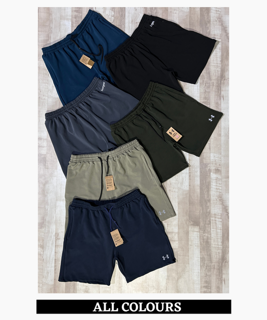 Imported Dobby  Lycra Plus Size Shorts (GSM 260)