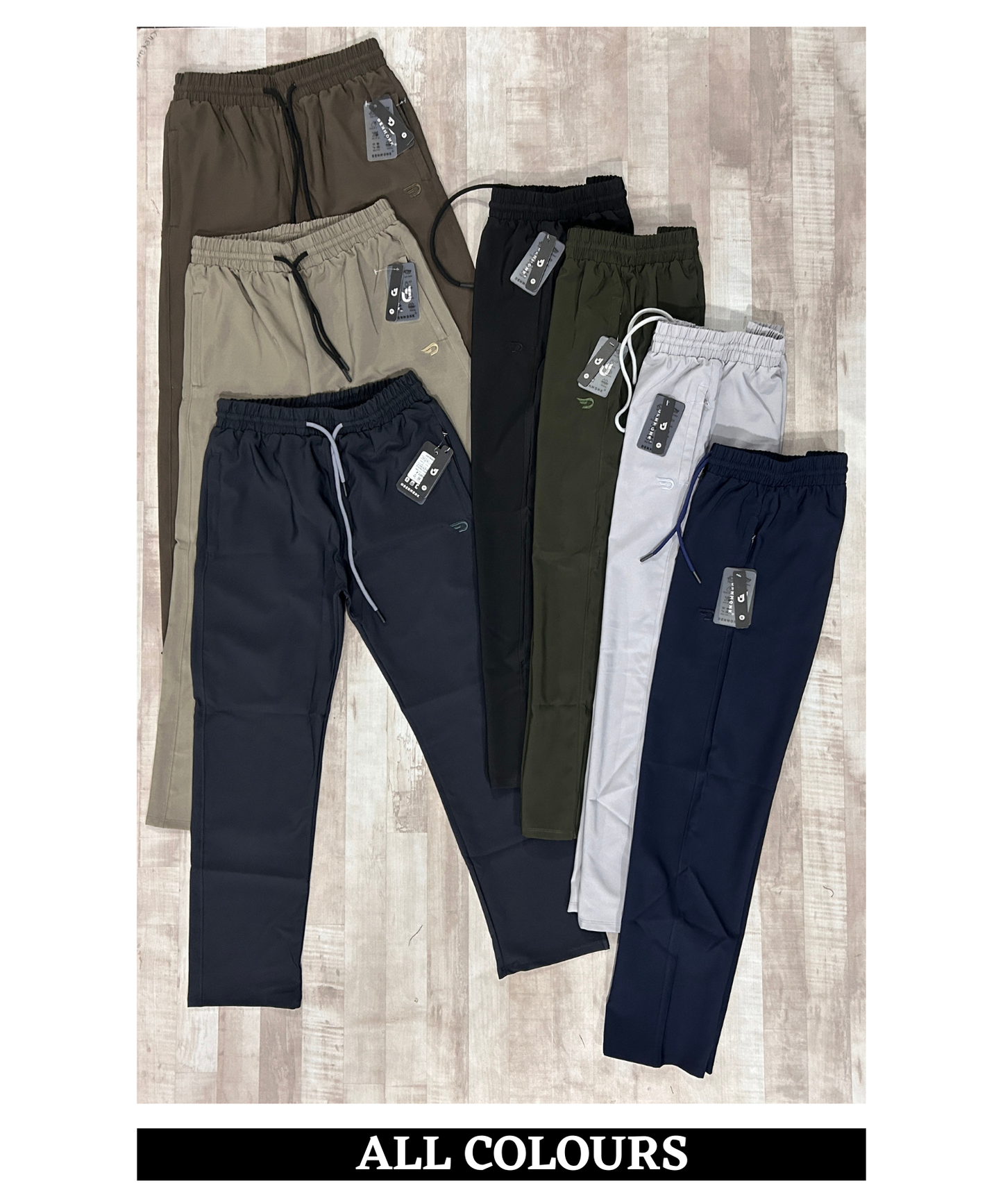 Imported NS Terry Lycra Track Pants – Premium Comfort Fit (180–190 GSM)
