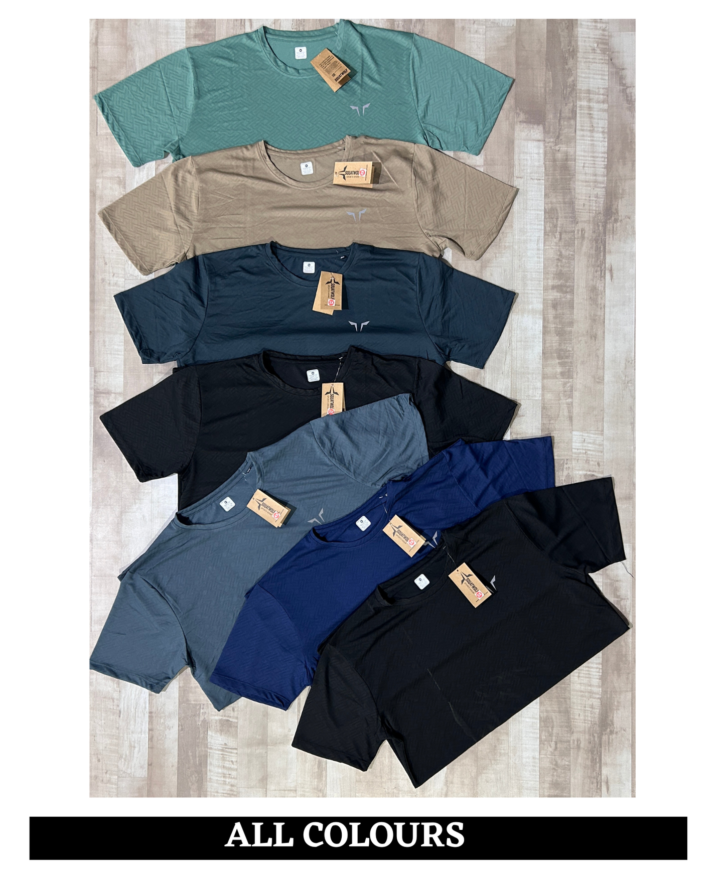 Imported Jacquard Lycra T-Shirts (GSM 180)