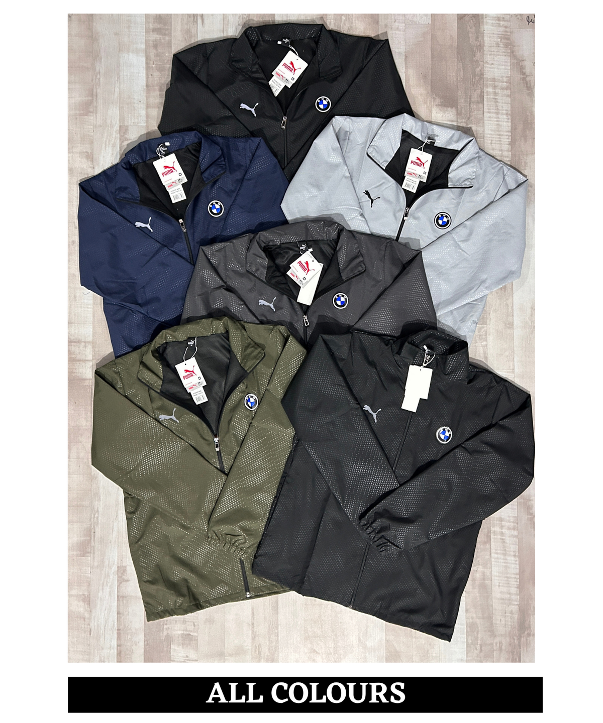 Imported Premium Quality TPU Windcheater With Inner Lining | Dual Branding Logo | GSM 350 | Regular Fit