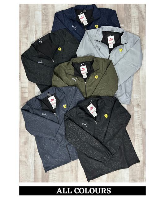 Imported Premium Quality TPU Embossed Windcheater With Inner Lining | Dual Branding Logo | GSM 350 | Regular Fit